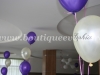 baloane alb mov